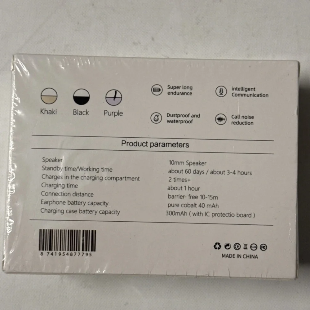 OWS-JM13 Sport Bluetooth Earphones - Purple